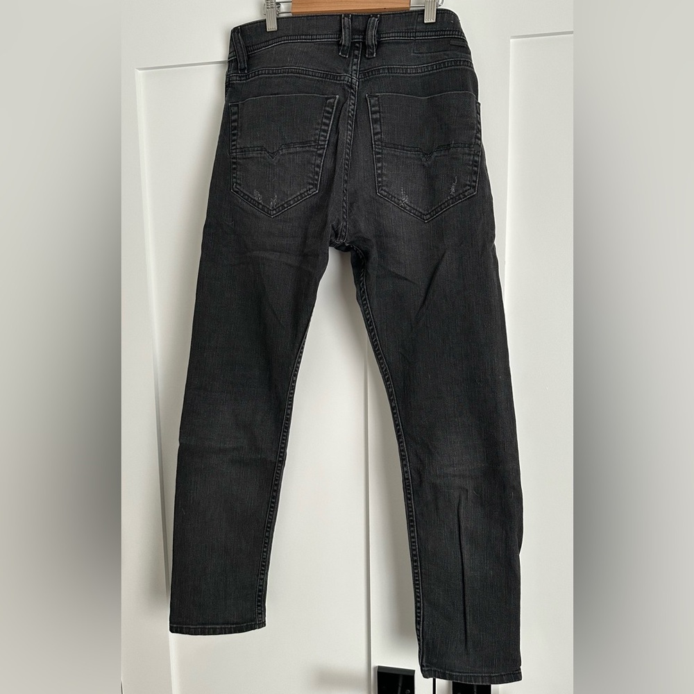 Diesel Men's Charcoal Slim Jeans